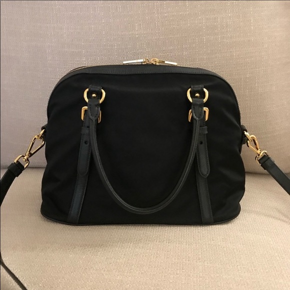 ❤️TRADED❤️Prada Bauletto Tessuto Saffiano 1BB013 - Picture 5 of 17
